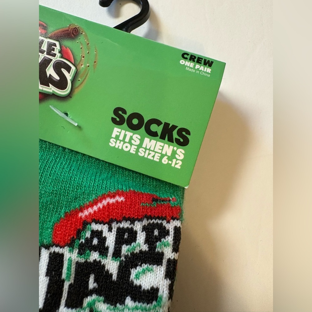 Apple Jacks Green Men's Socks - Picture 2 of 4